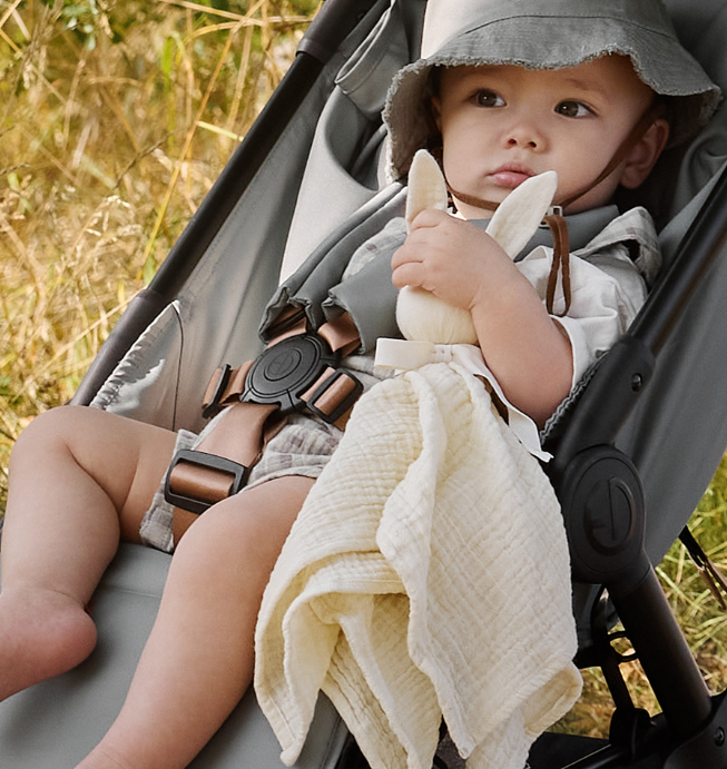 Doudou en gaz de coton Elodie Details (Otis - Cream)