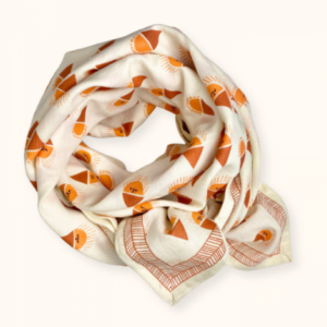 Foulard 100x100cm Latika Apaches (Ice Cream Sorbet)