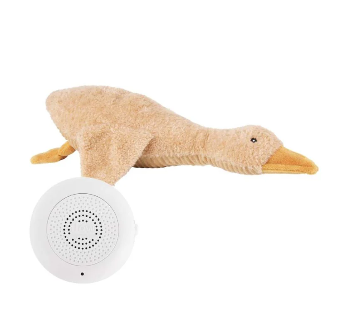 Peluche bruit blanc Oie Liva de Flow (brun) (rechargeable USB-C)