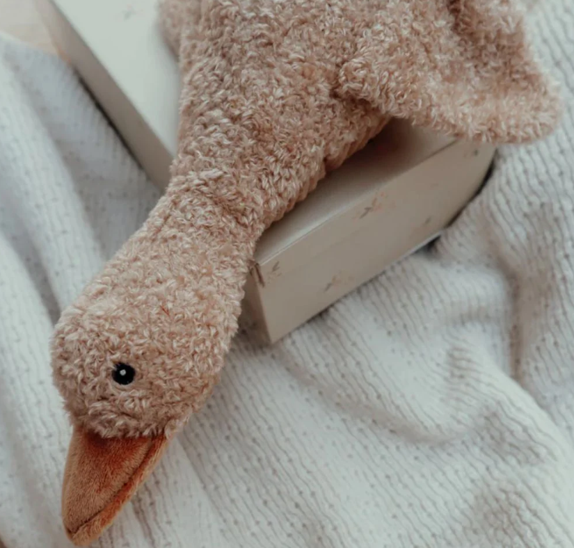 Peluche bruit blanc Oie Liva de Flow (brun) (rechargeable USB-C)