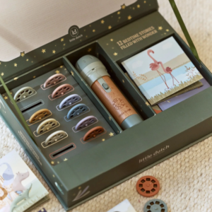 Coffret Lampe à histoire Safari Friends Little Dutch