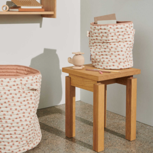 Corbeille de rangement en tissu Ally Liewood (Floral/Sea shell)