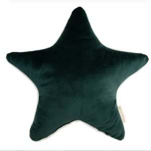 Coussin étoile Aristote Velvet (Jungle Green)