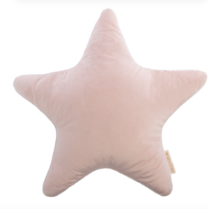 Coussin étoile Aristote Velvet Nobodinoz (Bloom Pink)