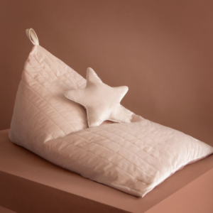 Coussin étoile Aristote Velvet Nobodinoz (Bloom Pink)