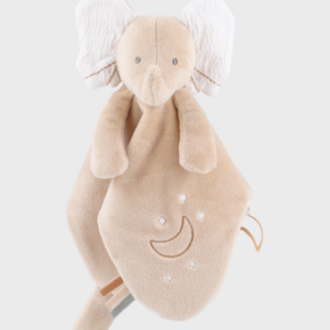 Doudou + attache tétine Elephant Bali Noukies
