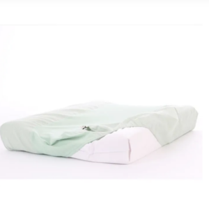 Housse de matelas à langer jersey Calma Nobodinoz (White bubble/Aqua)