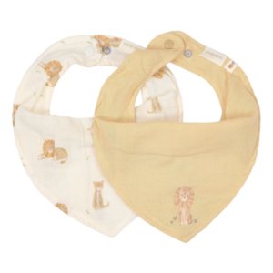 Lot de 2 bandanas coton organic Little dutch (Safari Leo)