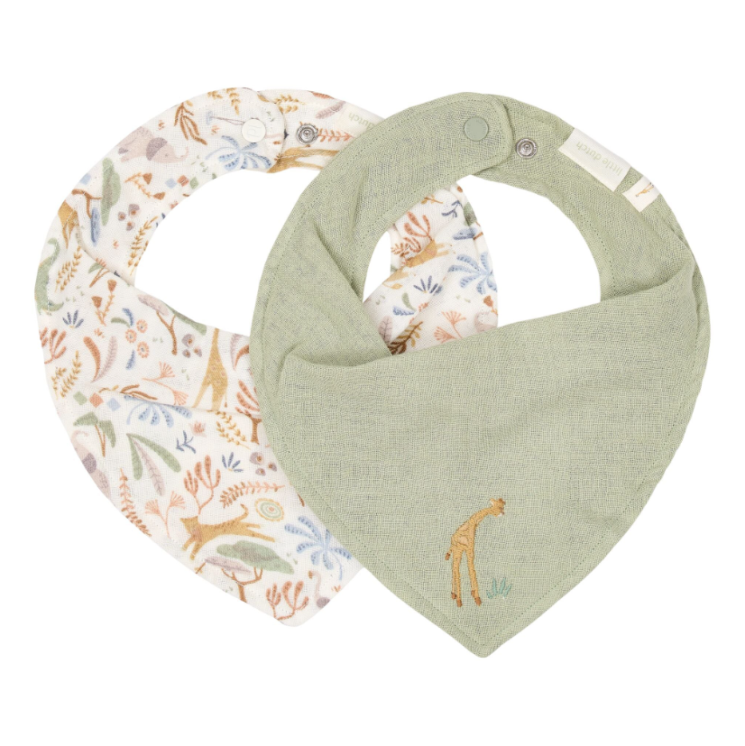 Lot de 2 bandanas coton organic Little dutch (Safari Wonders)