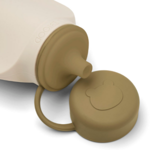 Lot de 2 gourdes en silicone Silva Liewood (Sandy/Khaki)