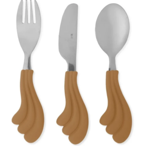 Lot de 3 couverts en inox Wave Konges Slojd (Almond)