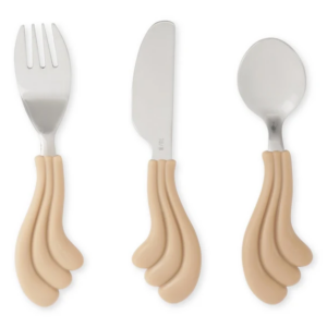 Lot de 3 couverts en inox Wave Konges Slojd (Blush)
