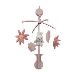 Mobile musical Miffy Lucky Blossom (rose)