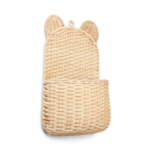 Panier de rangementà suspendre en osier Iben Liewood (Natural)