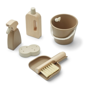 Set de nettoyage bois/silicone Kimbie Liewood (Oat multi mix)