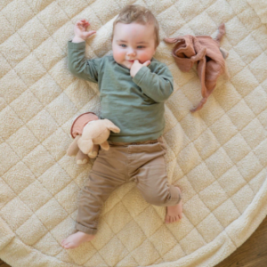 Tapis d'éveil + sac range jouets Play&Go Soft Organic (Teddy Beige)