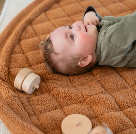 Tapis d'éveil + sac range jouets Play&Go Soft Organic (Teddy Brown)