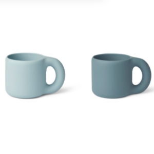 Tasse à anse silicone Set de 2 pièces Kylie Liewood (Blue)