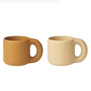 Tasse à anse silicone Set de 2 pièces Kylie Liewood (Golden Caramel)