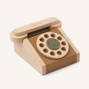 Téléphone classic en bois Selma Liewood (Caramel mix)