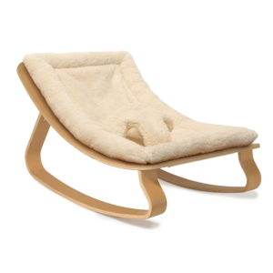 Transat évolutif Levo Charlie Crane (Bois Hêtre - Coussin Fur Milk)