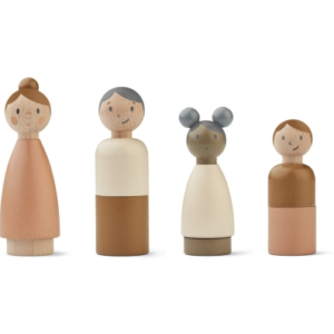 Jouet en bois Lotta Dolls Family Liewood (Multi mix)